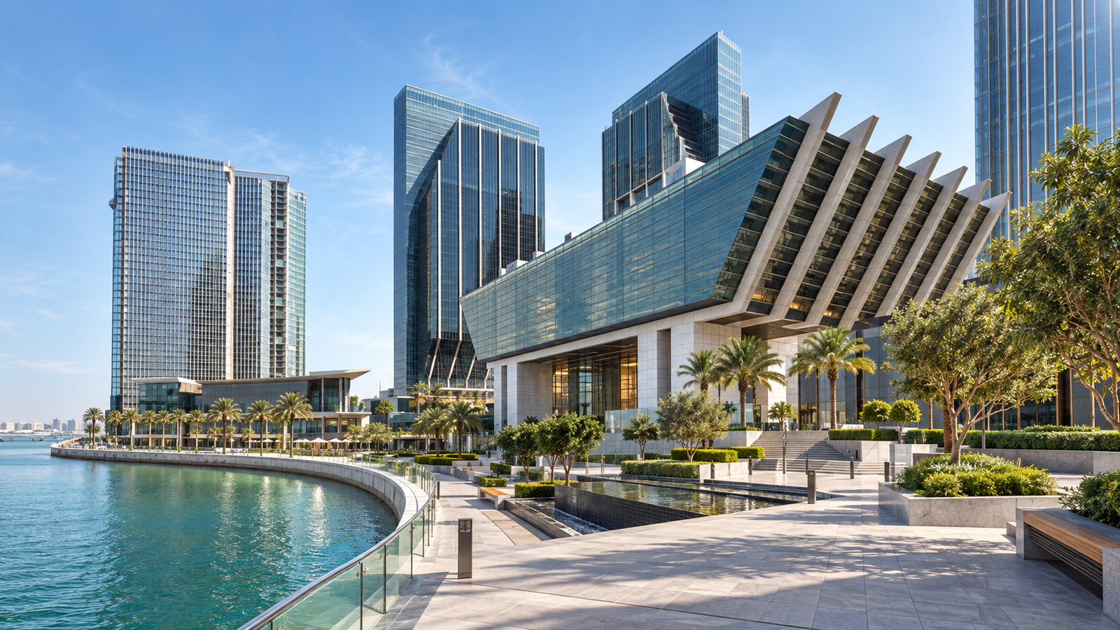 Abu Dhabi Global Market waterfront business district