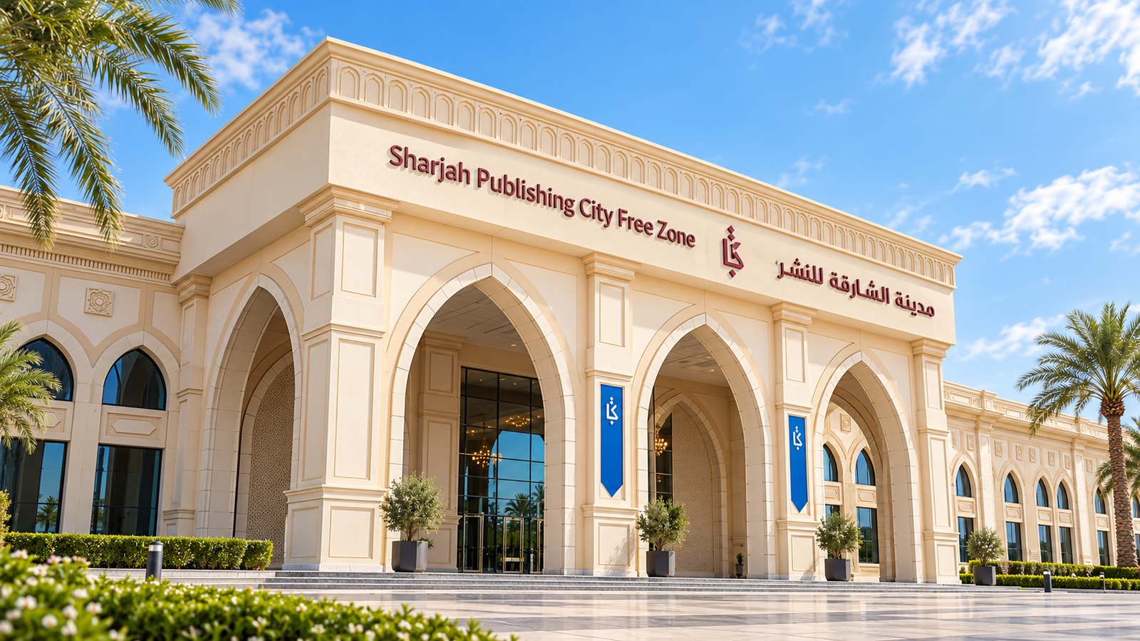 Sharjah Publishing City Free Zone entrance