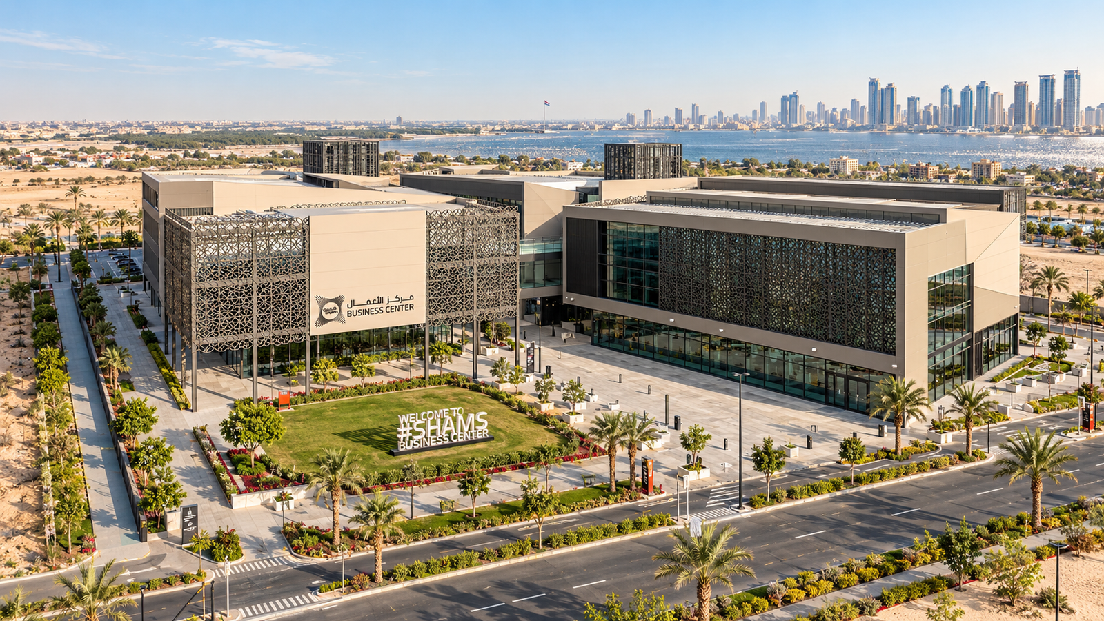 SHAMS campus aerial view