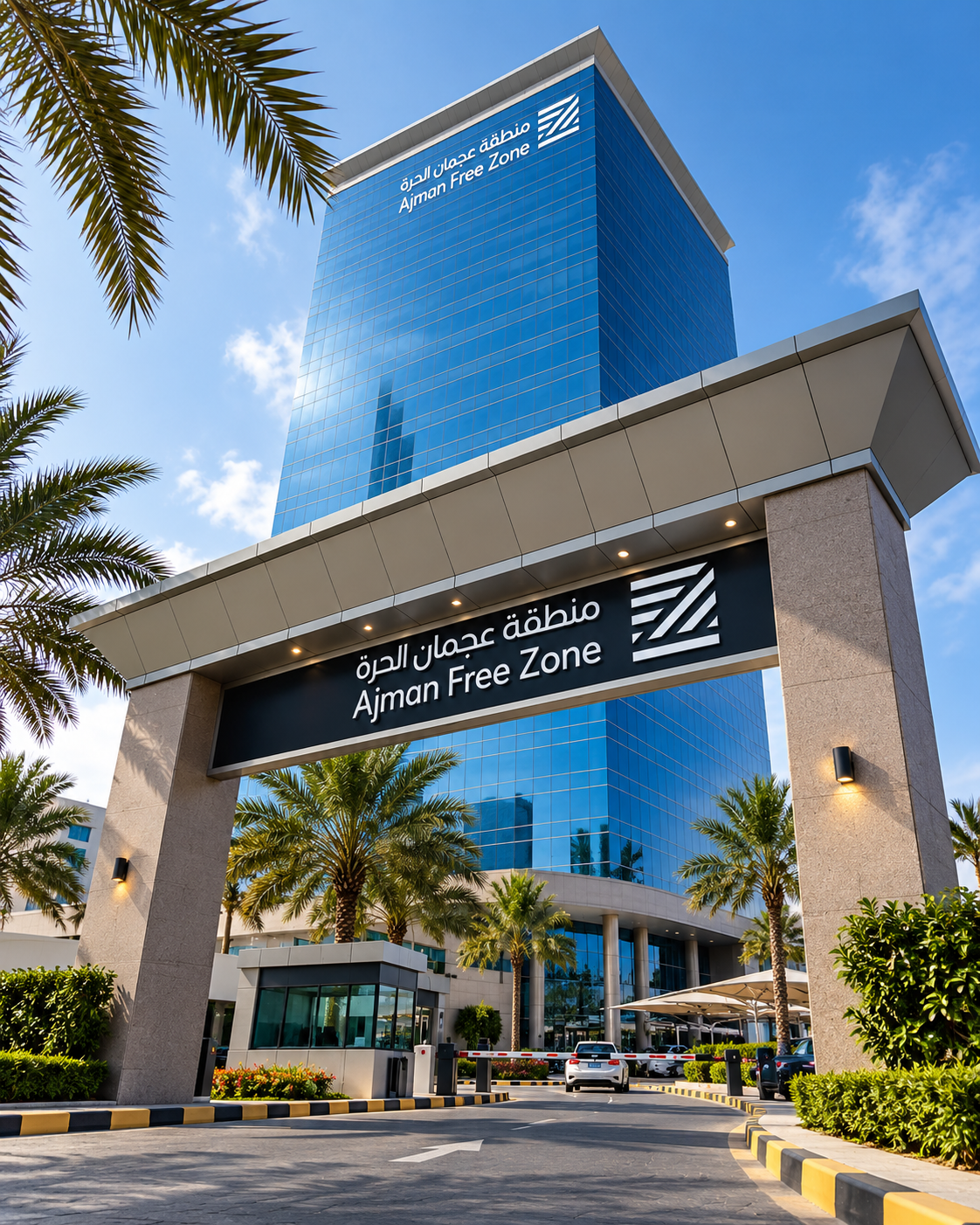 Ajman Free Zone entrance