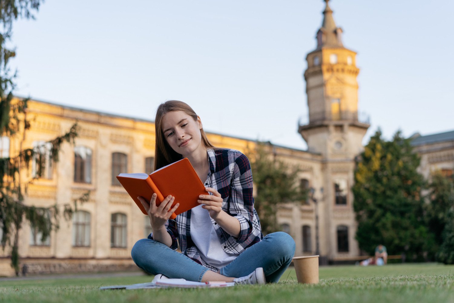 Study Abroad Consultation student on campus