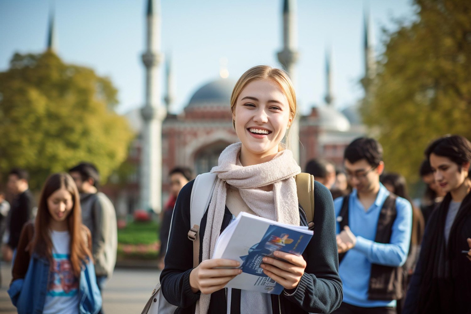 Student Visa Guidance student on campus
